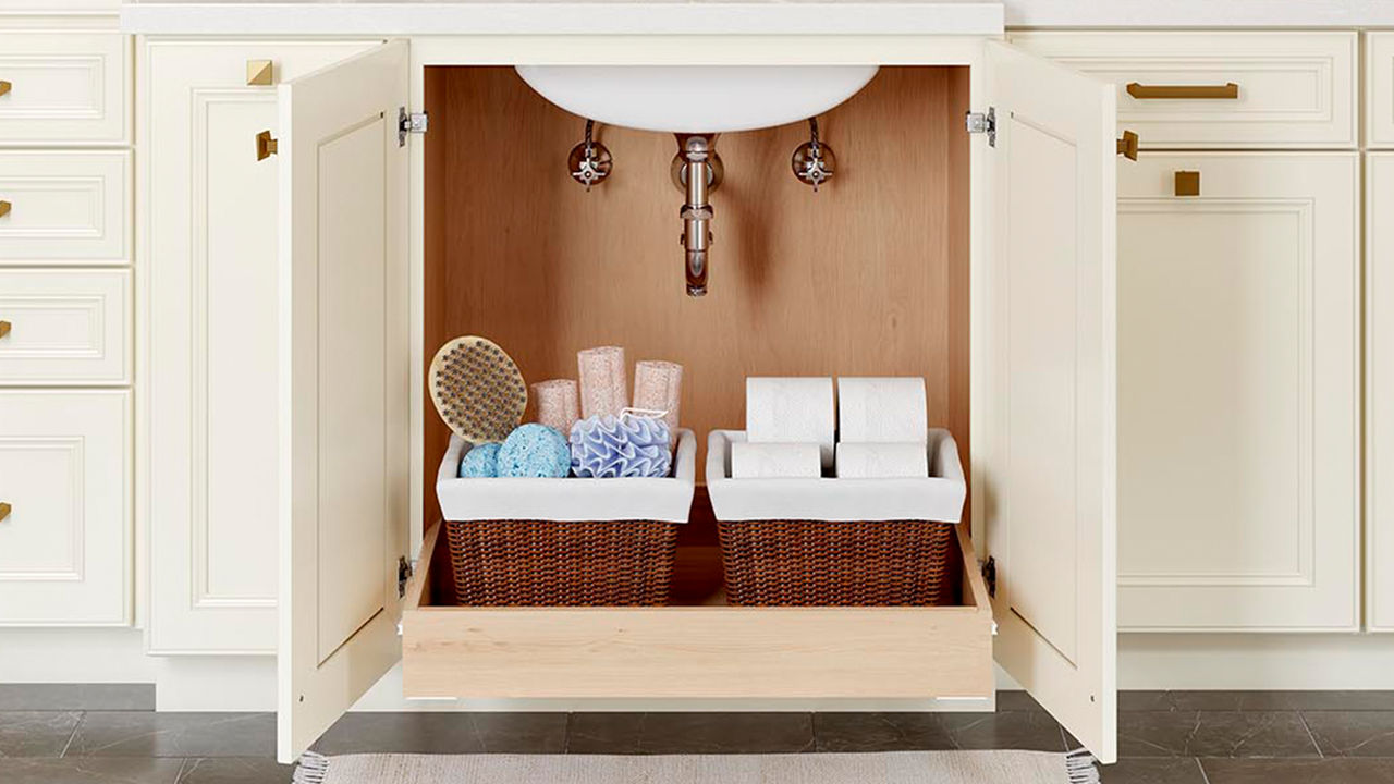 under sink storage drawer