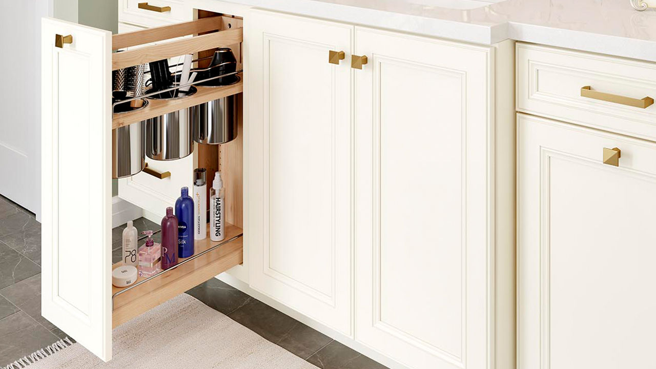 base pull out storage